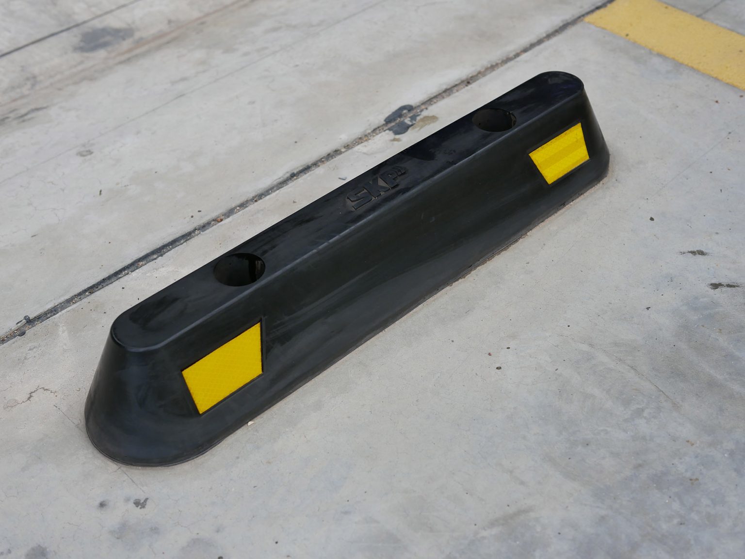 Rubber Wheel Stop | SKP Brand Rubber Products